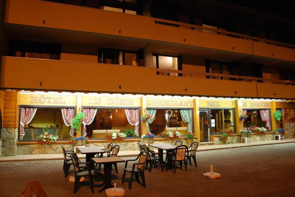 Hotel Le Dome Alpe d'Huez Exteriör bild